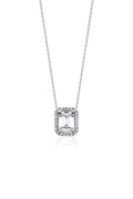 14ct Gold Baguette Necklace