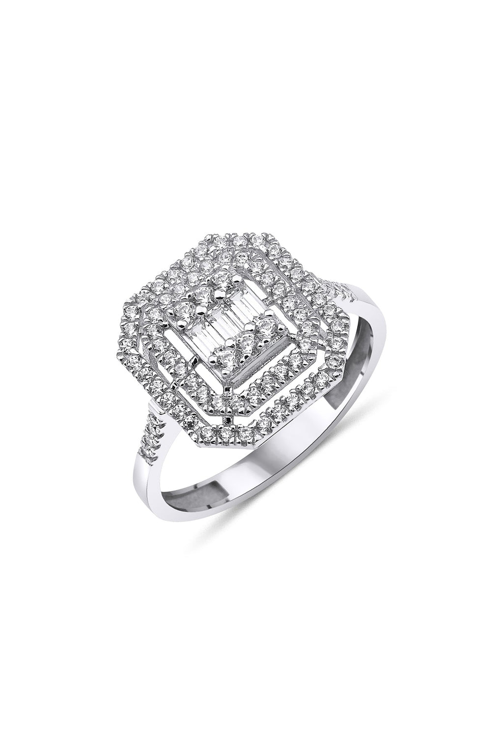 14ct Gold Baguette Ring