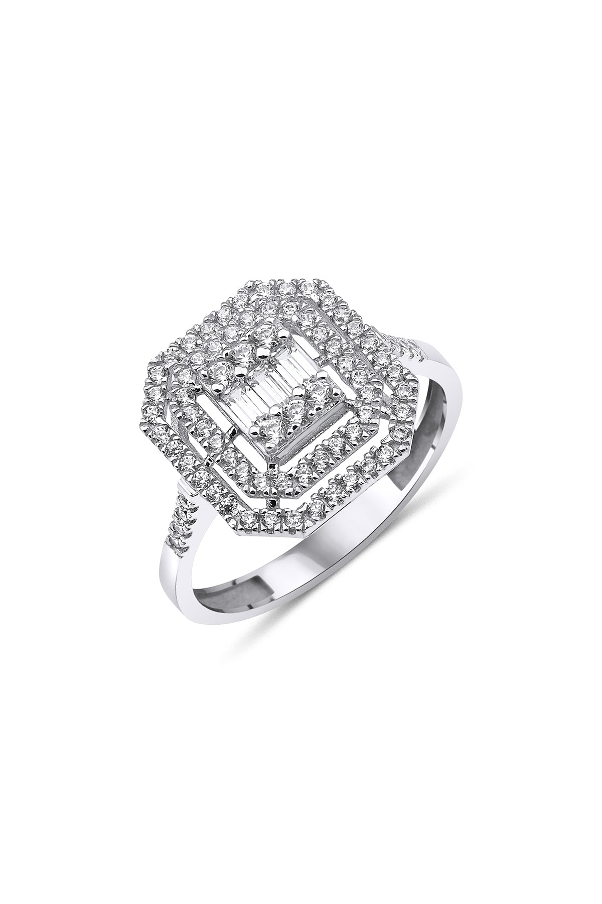 14ct Gold Baguette Ring