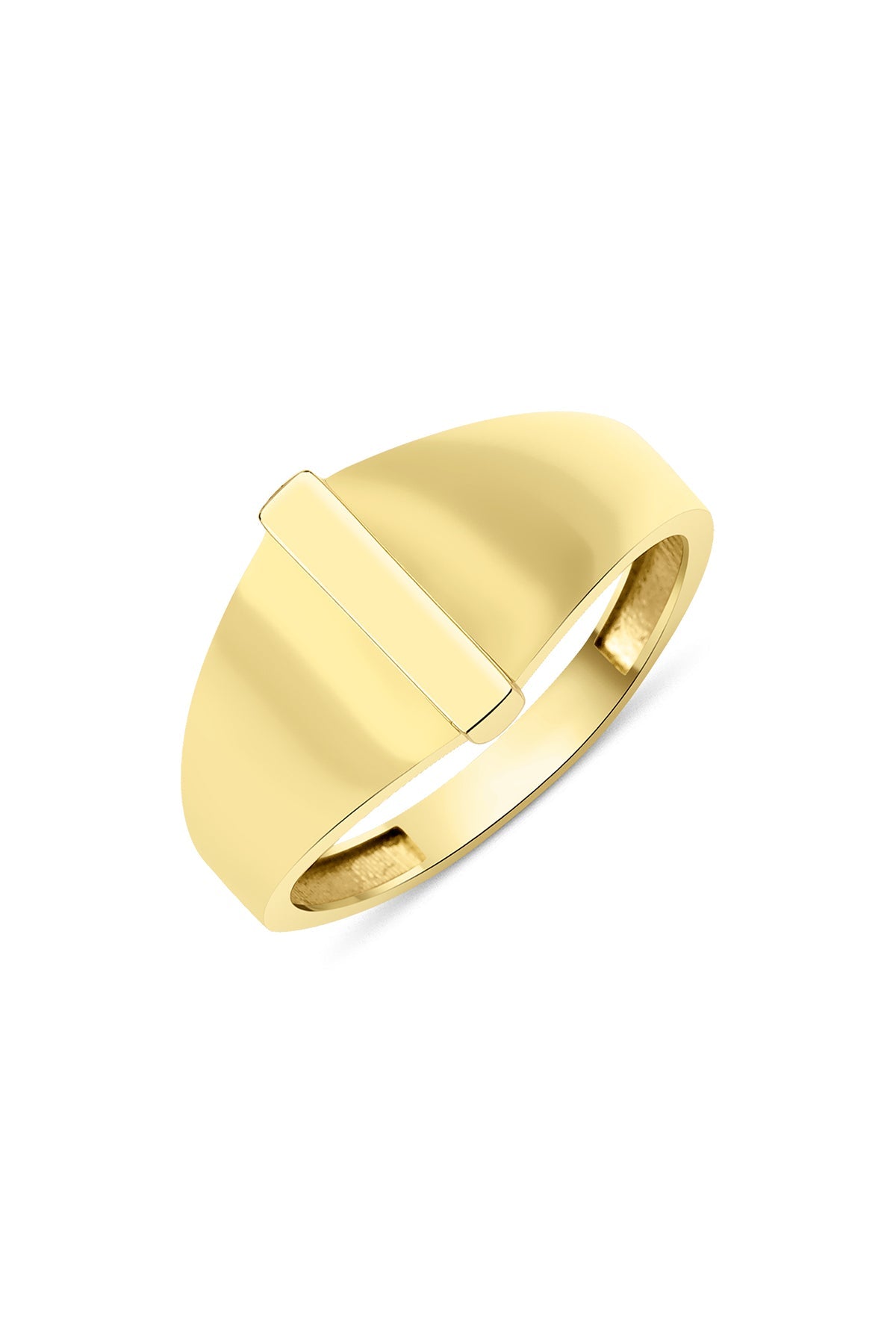 14ct Gold I Initial Ring