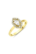 14ct Gold Marqusie Baguette Ring