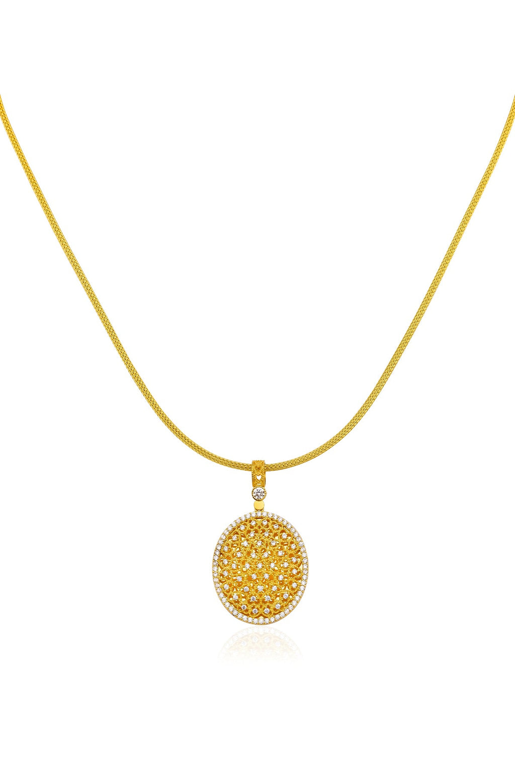 14ct Gold Medallion Necklace 1