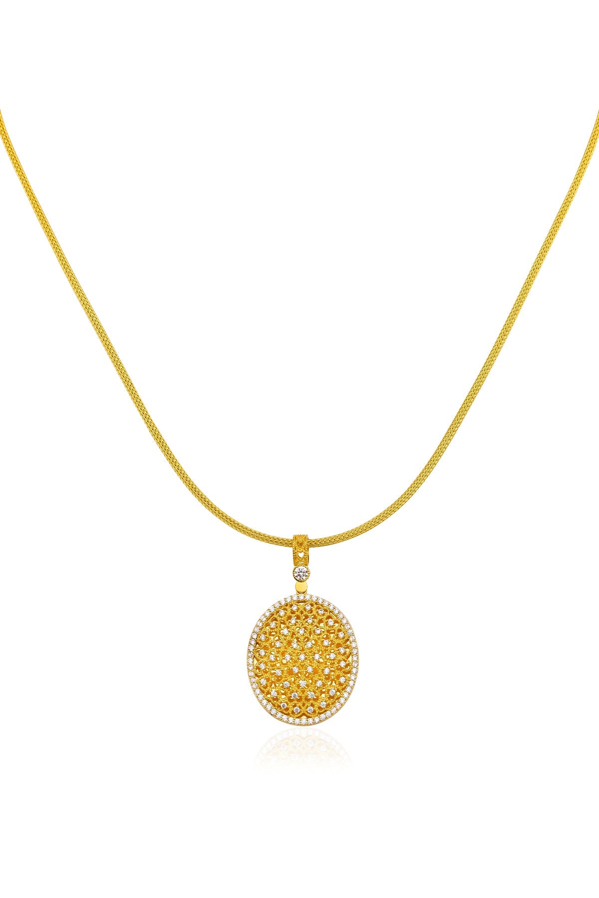 14ct Gold Medallion Necklace 1