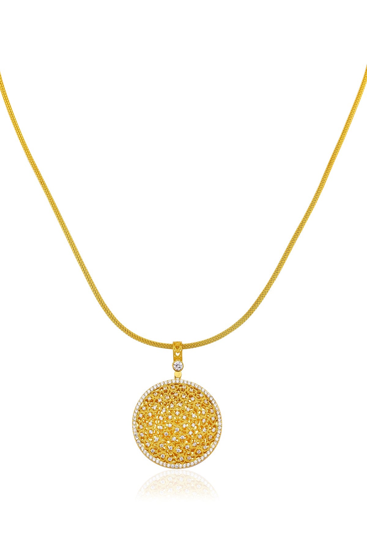 14ct Gold Medallion Necklace 2