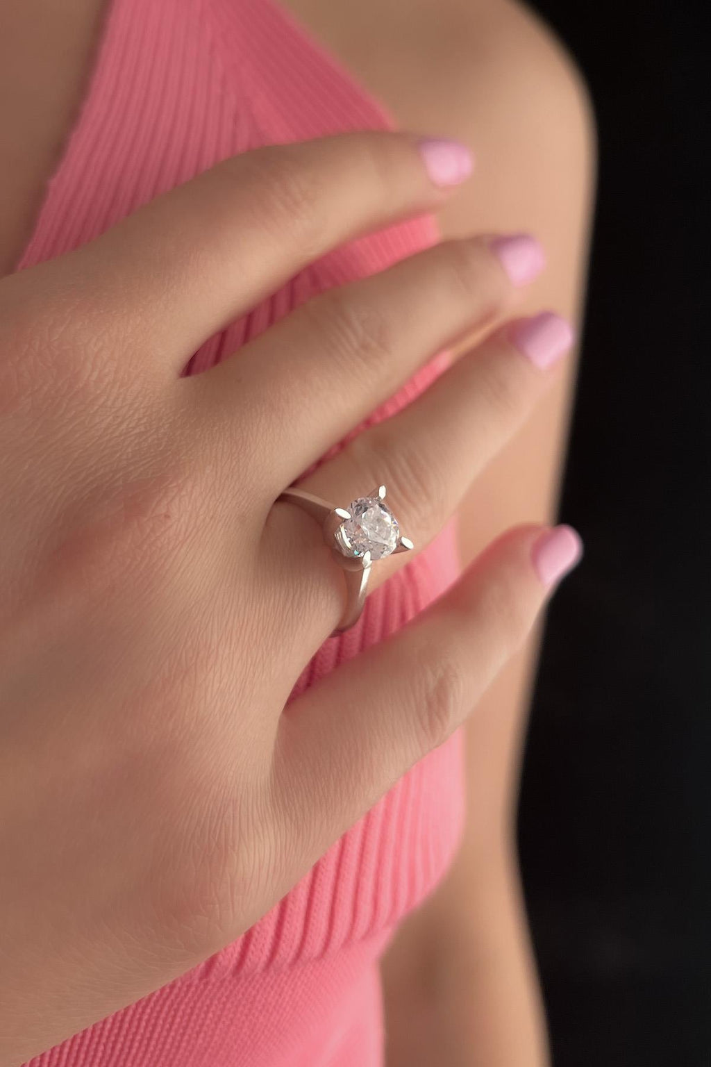 14ct Gold Solitaire Ring