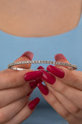 14ct Gold Tennis Bangle