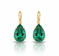 Eclisse Pear Emerald Earings